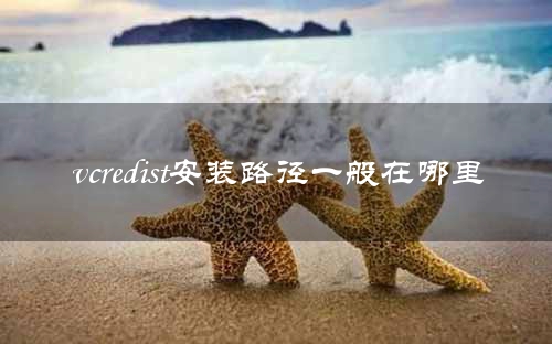 vcredist安装路径一般在哪里