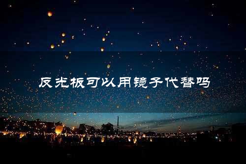 反光板可以用镜子代替吗